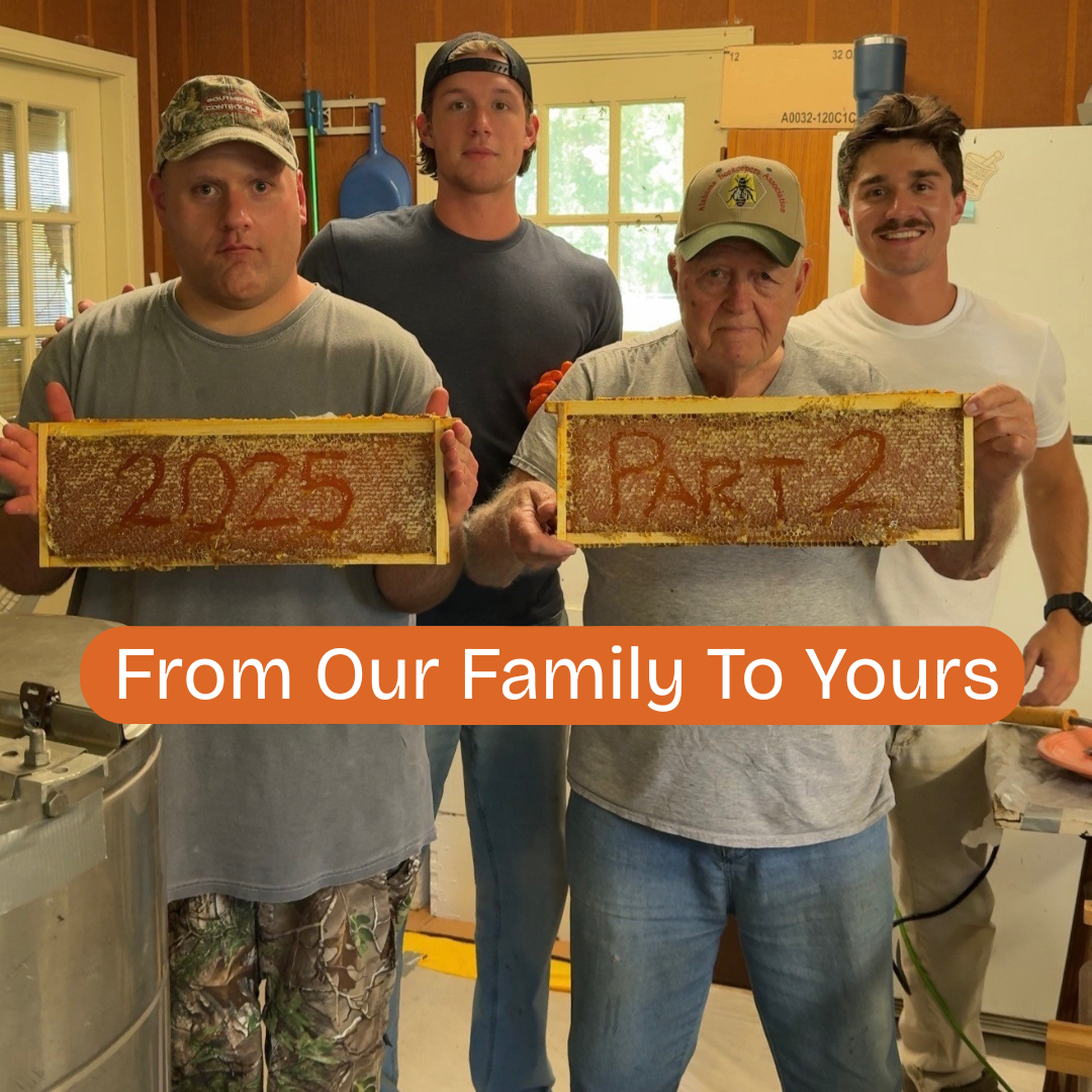 KBF'S 100% Pure, Raw & Unfiltered Honey Glass Bottles